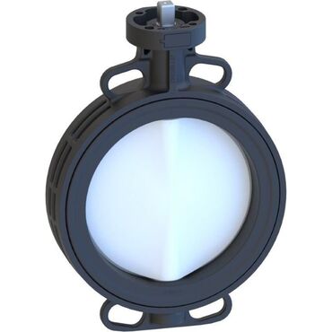 Butterfly valve Series: 565 Polyamide/PVDF/PA6-60 Centric Bare stem Wafer type